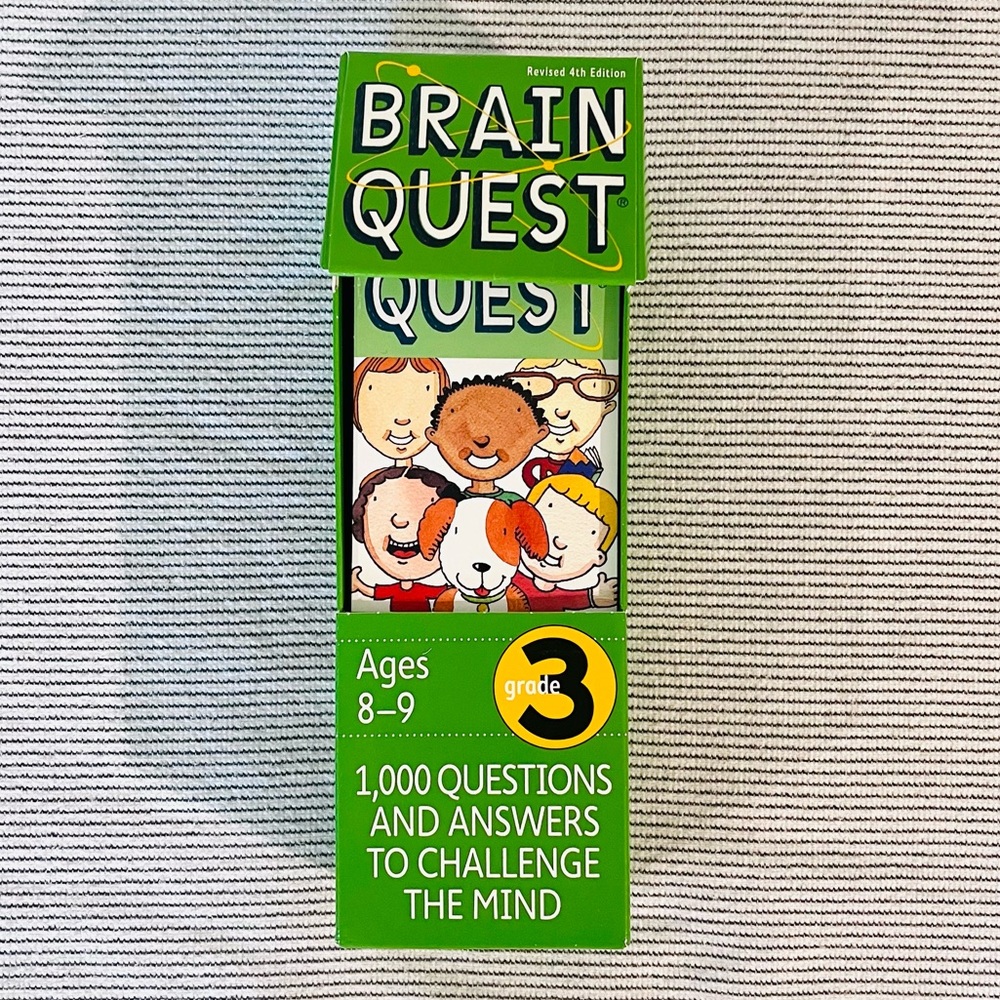 Brain Quest 3rd Grade Smart Cards decks